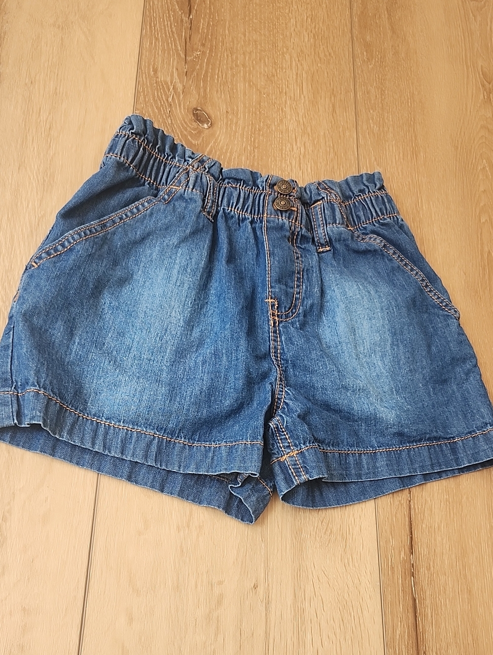 Lightweight Denim Shorts, Girls Medium 8/10